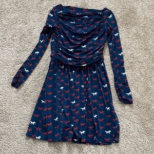 Awesome Leoda horse dress size small long sleeve dress rockabilly